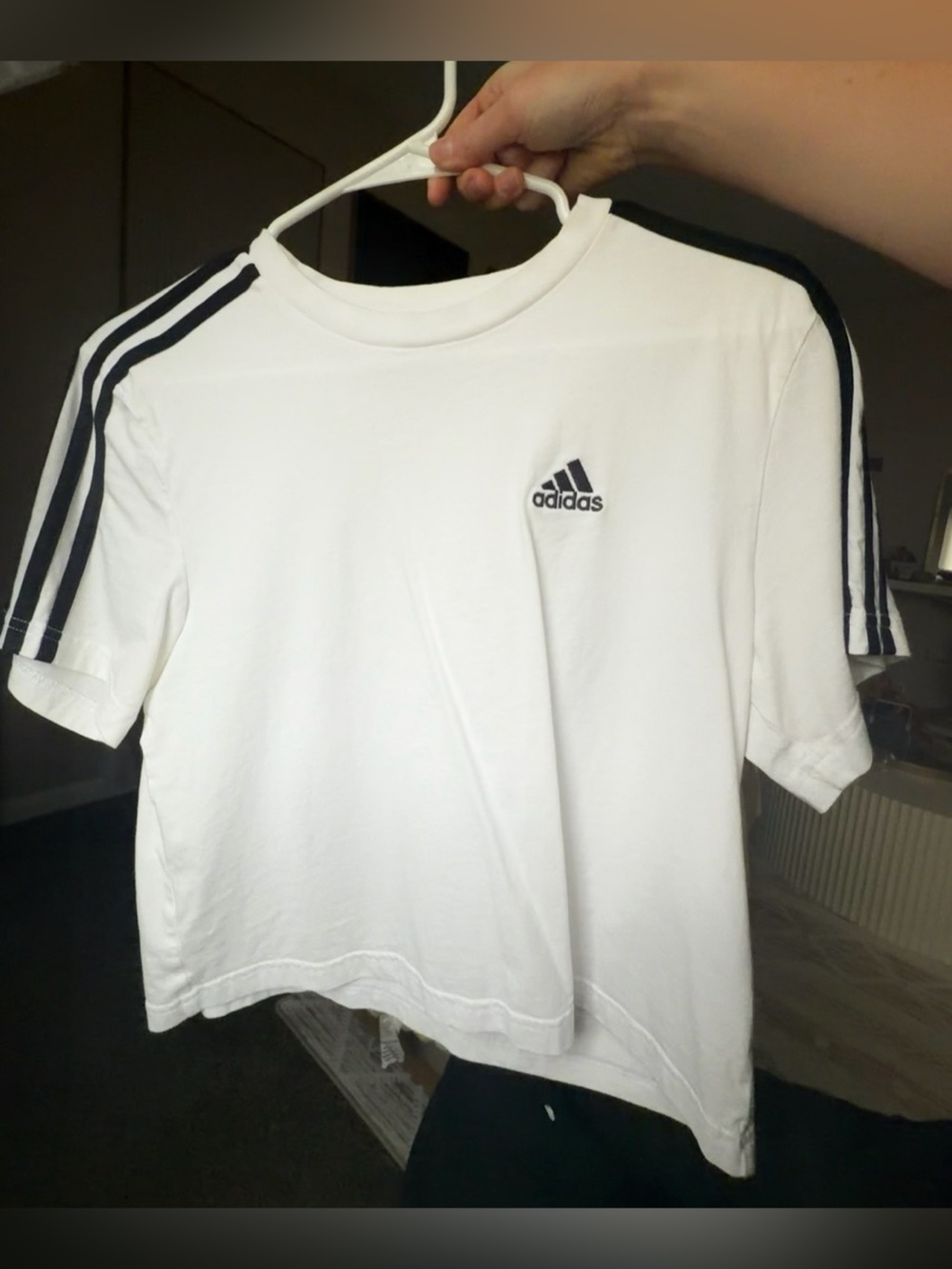 adidas Short Sleeve Striped Tee Size XS
